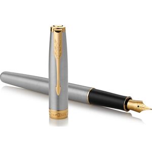 Parker Sonnet Stainless Steel Gt Fyldepen   M