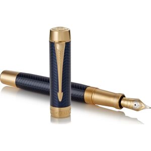 Parker Duofold Blue Chevron Cgt Fyldepen   M