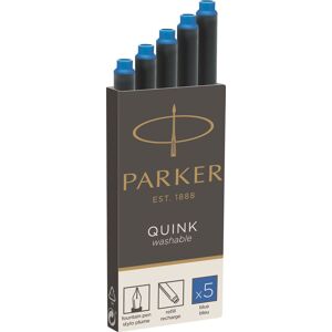 Parker Quink Refill   Fyldepen   R.Blue   5 Stk.