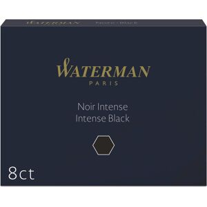 Waterman St Refill L   Fyldepen   Sort   8 Stk.