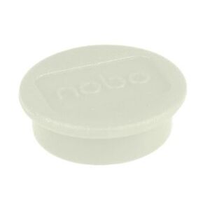 Nobo 24 Mm Magnet, Hvid, 10 Stk.