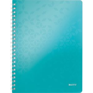 Leitz Wow Spiral Notesbog   A4   Linjeret   Isblå