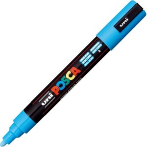 Posca Marker   Pc-5m   M   2,5 Mm   Lyseblå