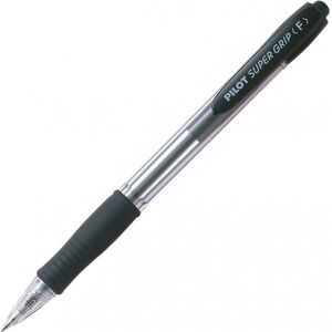 Pilot Super Grip Kuglepen   F   Sort