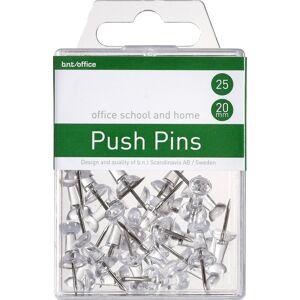 Office Push Pins   Transparent   25 Stk.