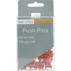 Office Push Pins   Rød   100 Stk.