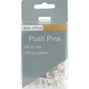 Office Push Pins   Hvid   100 Stk.
