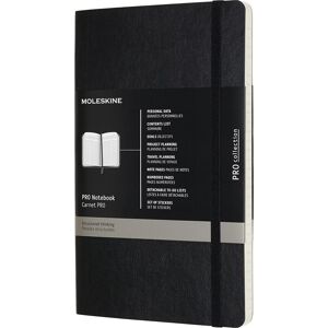 Moleskine Pro S Notesbog   L   Linj.   Sort