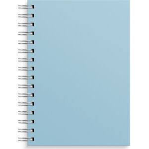 Burde Notesbog   Spiral   A5   Linjeret   Blue