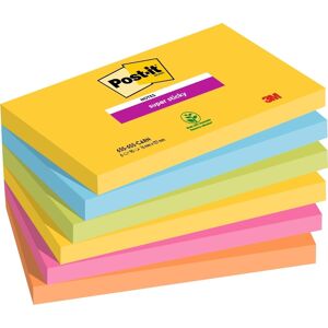 Post-It Super Sticky Notes   Carnival   76x127 Mm