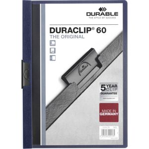 Durable Duraclip 60 Clipmappe   A4   Mellemblå