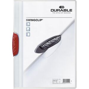 Durable Swingclip Clipmappe   A4   Rød