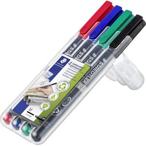 Staedtler 317 Permanent Marker   4 Farver