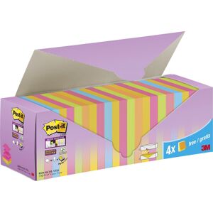 Post-It Ss Z-Notes   Color   76x76 Mm   24 Blokke