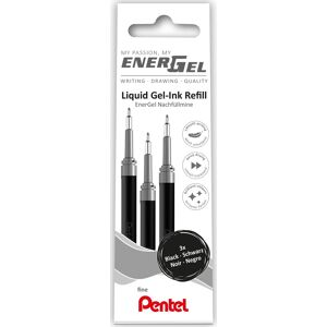 Pentel Energel Refill   0,5   Sort   3 Stk.