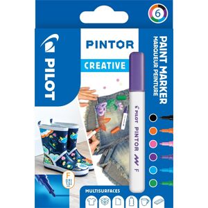 Pilot Pintor Marker   F   Creative   6 Farver