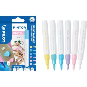 Pilot Pintor Marker   Ef   Pastel   6 Farver