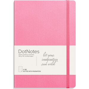 Burde Dotnotes Notesbog   A5   Pink