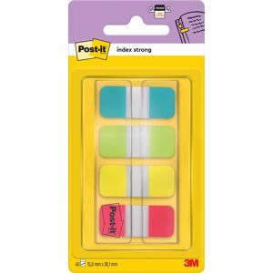 Post-It Strong Indexfaner, 16x38 Mm, Basisfarver