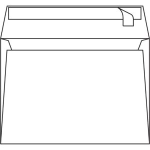 Conqueror Wove C5 162x229mm Konvolutter, Højhvid
