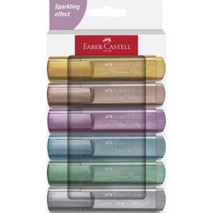 Faber-Castell Highlighter   Metallic   6 Farver