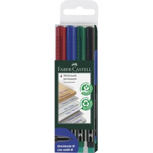 Faber-Castell Multimark Marker   M   4 Farver