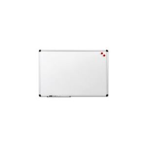 Naga Whiteboard 100x150 cm magnetisk med aluminiumsramme inkl. 1 marker og 2 magneter