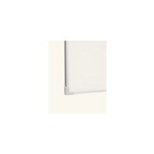 Whiteboardtavle Esselte hvid emaljeret 60x90 cm grå med aluramme