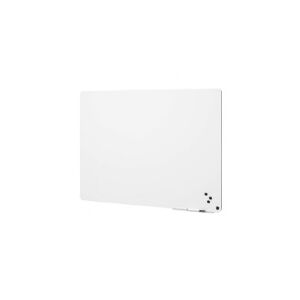 Naga Whiteboard rammeløs 117x87 cm hvid - inkl. 30 cm pennebakke, 1 marker og 3 magneter