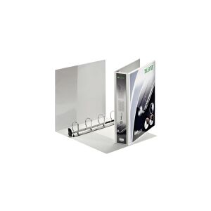 Ringbind Leitz SoftClick A4 Maxi med lomme m/4 ringe 40 mm - rygbredde 63 mm hvid
