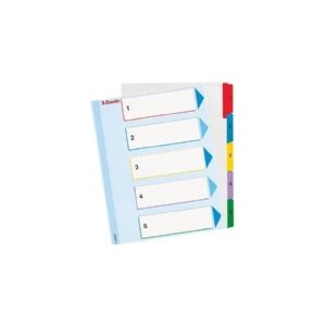 Esselte Spacers for A4 Mylar ring binder with description page (10K200D)