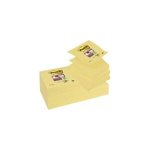 Blok 3M Post-it Super Sticky 76mm x 76mm gul Z-notes (12 stk.)