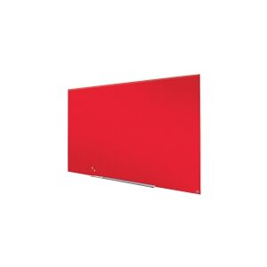 Nobo Impression Pro magnetisk whiteboard glastavle 85 190x100 cm Rød