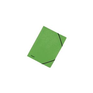 Elastikmappe uden klapper Esselte FSC® A4 Grøn - (25 stk.)