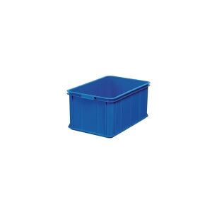 NORPLASTA Opbevaringskasse, 55 L, 60 x 40 x 28,5 cm, plast, blå