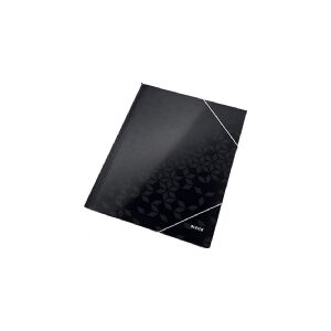 Leitz Cardboard folder with elastic WOW Leitz, black 39820095