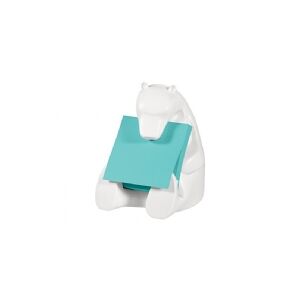 Post-It Pop-up Note Dispenser for 3 in x 3 in Notes, Bear design, White, 1 stk, 50 ark