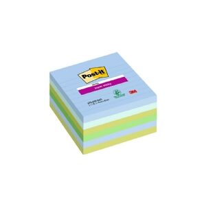 3M Post-it® Super Sticky Notes Oasis 101x101 mm - (6 stk.)