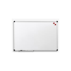 Naga Whiteboard 120x180 cm magnetisk med aluminiumsramme inkl. 1 marker og 2 magneter