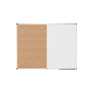 Kombitavle Legamaster® Unite, HxB 90 x 120 cm, opslagstavle kork/whiteboard
