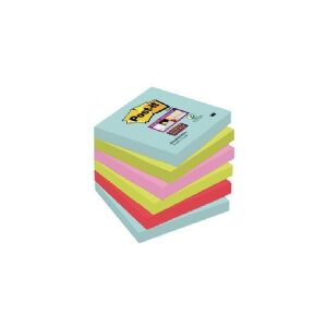 Post-it® Super Sticky Notes Cosmic, 76mm x 76mm, 90 blad, 6 block/pack