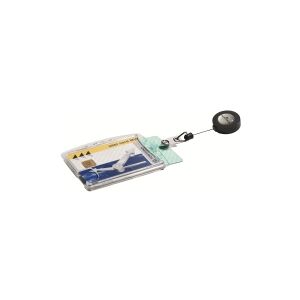 Durable ID-kortholder til 2 kort med yoyo - (10 stk.)