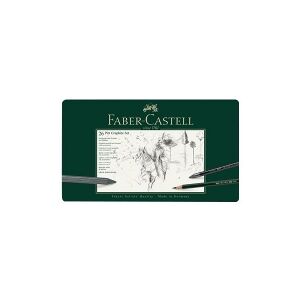 Faber-Castell PITT GRAPHITE - Blyant, farveblyant og malerbørstesæt - assorteret