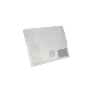 Rexel ICE - Dokumentmappe - for A4 Plus - kapacitet: 400 ark - klar gennemsigtig
