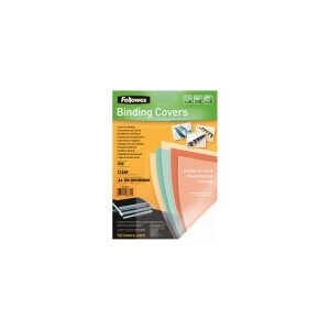 Fellowes - A4 (210 x 297 mm) - 200 micron - klar - 100 stk. PVC-indbindingsomslag - for Fellowes Galaxy 500, Galaxy Wire, Pulsar+ 300, Quasar+ 500, Star 150, Star+ 150