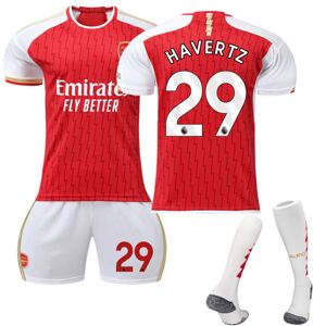 2023-2024 Arsenal hjemmefodboldtrøjesæt til børn nr 29 HAVERTZ 6-7 Years