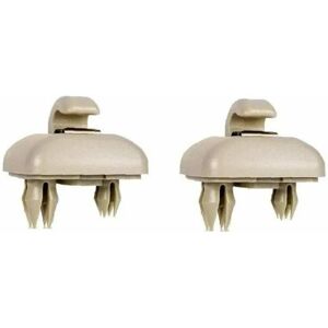 2stk- Til Audi A4 A5 S5Q3 Q5 Bil Solskærm Clip Krog Fastener Clamp Holder 8U0857562A [Beige]