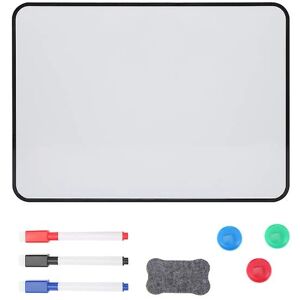 1 sæt Tørslet magnetisk whiteboard A3 magnetisk whiteboard til køleskab Assorteret farve42x30cm Assorted Color 42x30cm