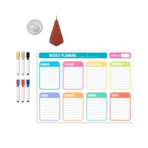 Køleskab Magnetisk kalender Ugeplanlægger Magnetisk kalender Whiteboard Månedlig huskeliste Shopping List Board null - CT804