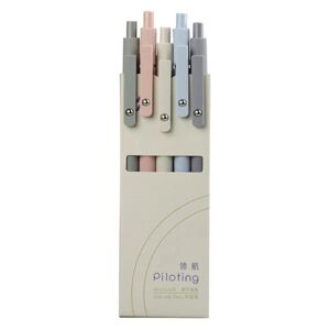 Quick Dry Ink-penne Fine Point Premium-udtrækkelige rullekuglepenne til journalføring Notattagning Skitsering